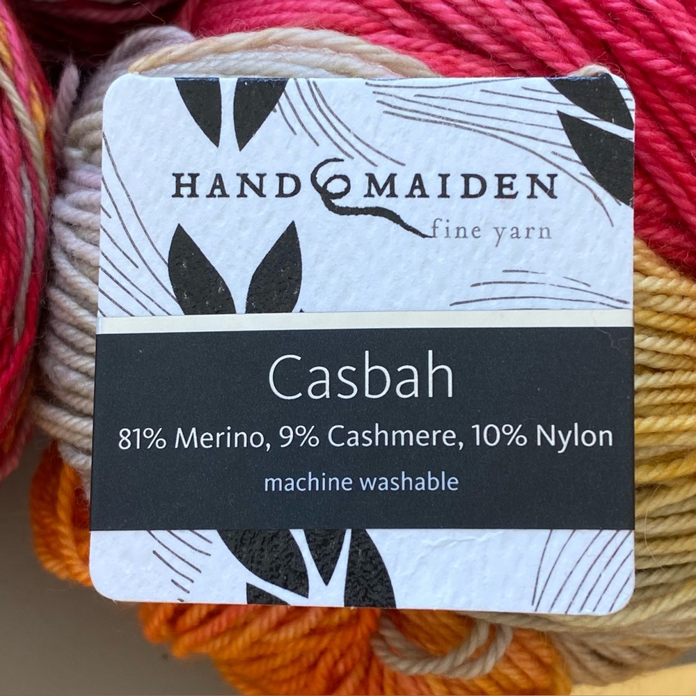 Hand Dyed: Hand Maiden “Casbah” Merino Wool / Cashmere / Nylon Yarn. Sock weight - Picture 4 of 10